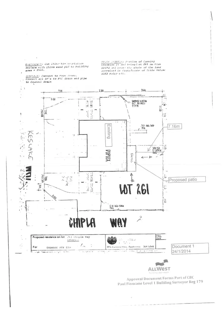 Floorplan of Homely house listing, 24B Keslake Way, Parkwood WA 6147