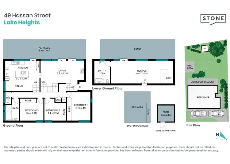 Floorplan of Homely house listing, 49 Hassan Street, Lake Heights NSW 2502