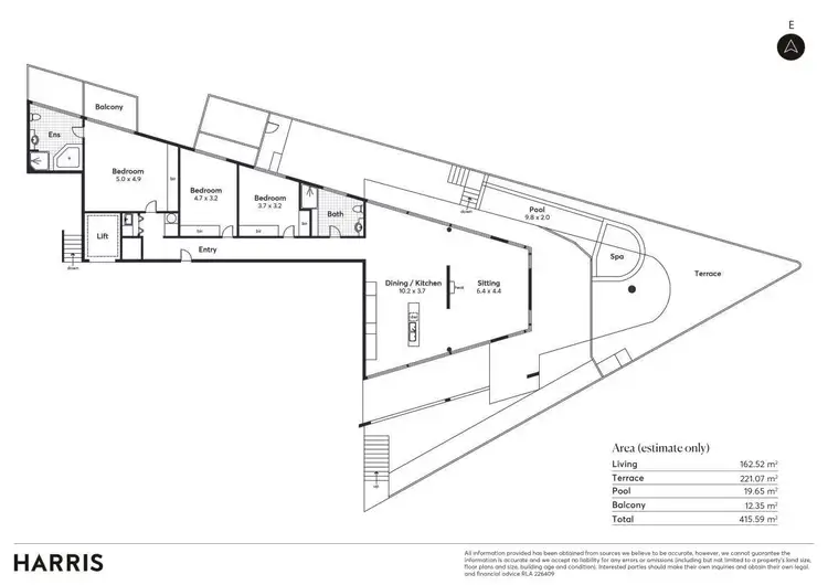 Floorplan of Homely unit listing, 4/1 North Esplanade, Glenelg North SA 5045