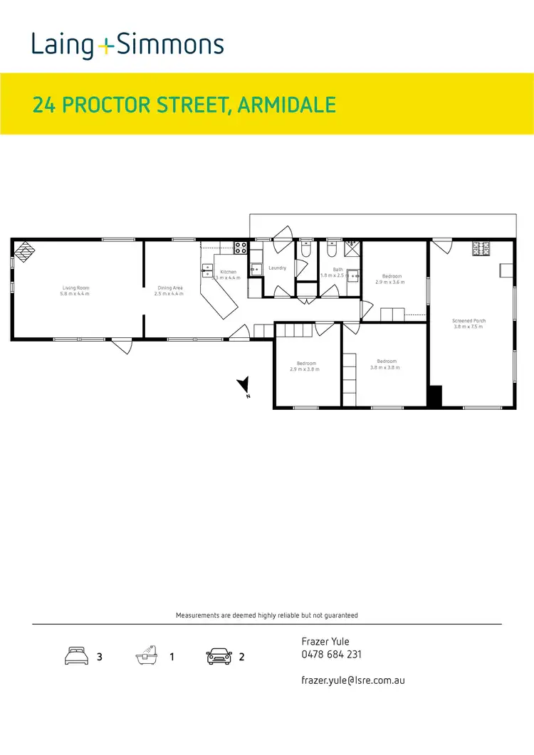Floorplan of Homely house listing, 24 Proctor Street, Armidale NSW 2350