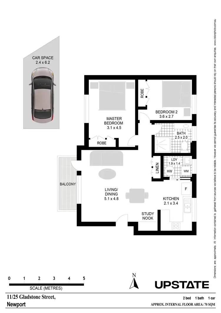 Floorplan of Homely unit listing, 11/25 Gladstone Street, Newport NSW 2106