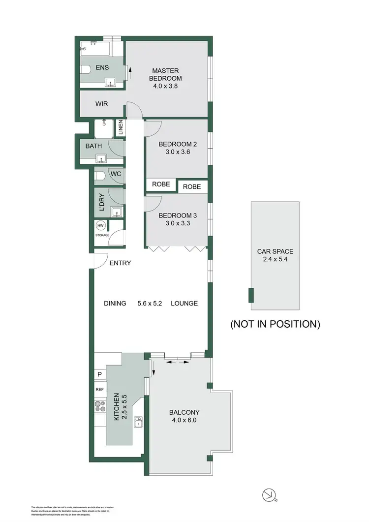 Floorplan of Homely apartment listing, 802/3 Abbott Street, Cairns City QLD 4870