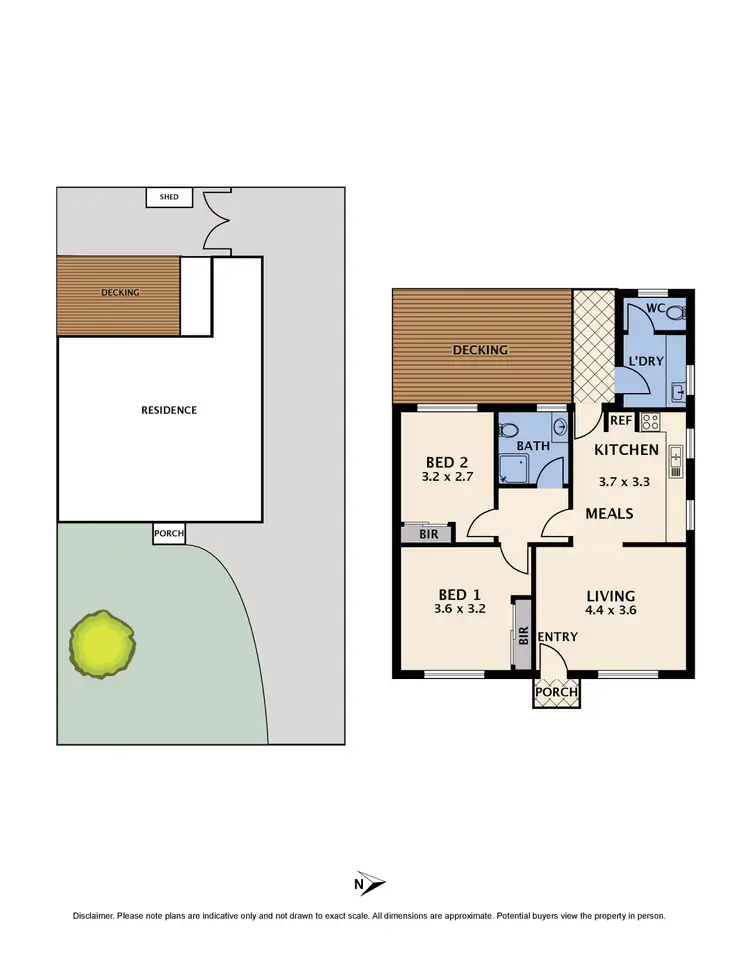 Floorplan of Homely unit listing, 1/147 Boldrewood Parade, Reservoir VIC 3073