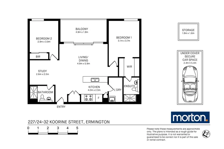 Floorplan of Homely apartment listing, 227/24-32 Koorine Street, Ermington NSW 2115