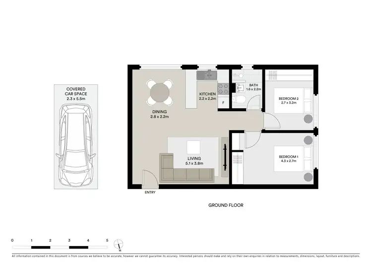 Floorplan of Homely apartment listing, 4/229 King Georges Road, Roselands NSW 2196