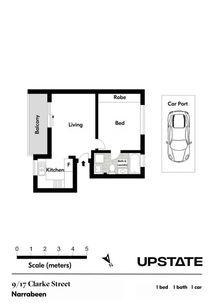 Floorplan of Homely apartment listing, 9/17 Clarke Street, Narrabeen NSW 2101