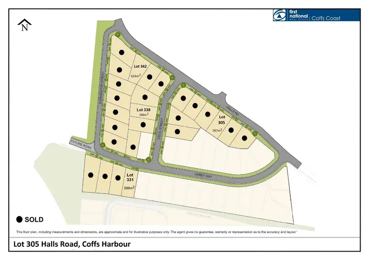 Floorplan of Homely land listing, LOT 305 Halls Road, Coffs Harbour NSW 2450