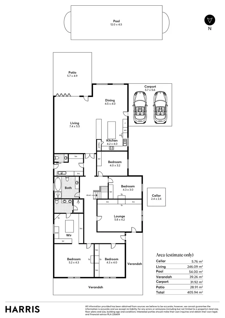 Floorplan of Homely house listing, 24 Bevington Road, Glenunga SA 5064