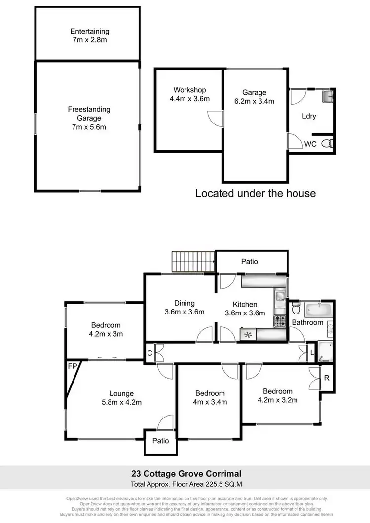 Floorplan of Homely house listing, 23 Cottage Grove, Corrimal NSW 2518