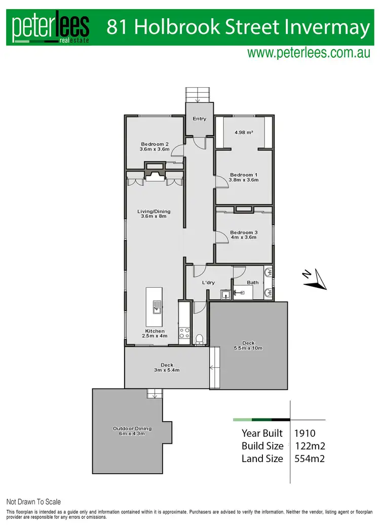 Floorplan of Homely house listing, 81 Holbrook Street, Invermay TAS 7248