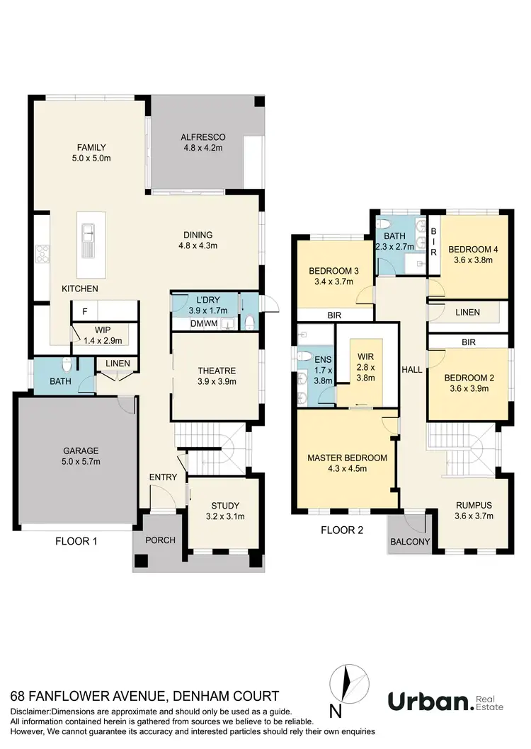 Floorplan of Homely house listing, 68 Fanflower Avenue, Denham Court NSW 2565