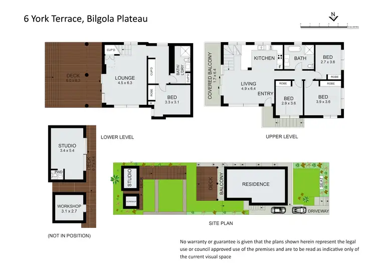 Floorplan of Homely house listing, 6 York Terrace, Bilgola Plateau NSW 2107