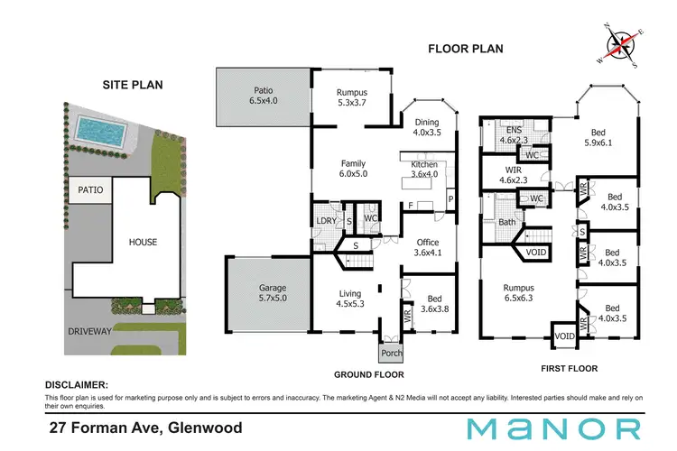 Floorplan of Homely house listing, 27 Forman Avenue, Glenwood NSW 2768