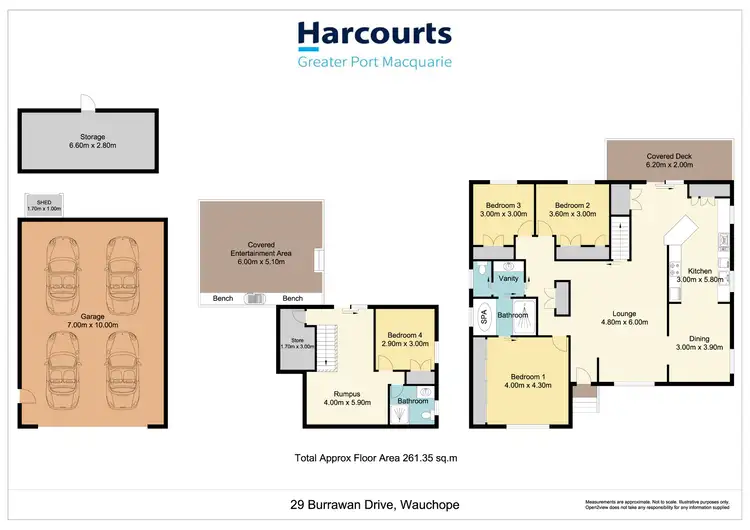 Floorplan of Homely house listing, 29 Burrawan Drive, Wauchope NSW 2446