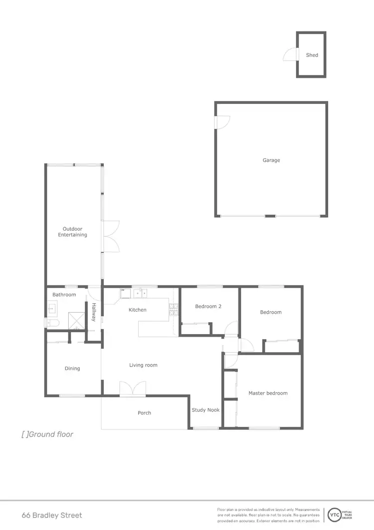 Floorplan of Homely house listing, 66 Bradley Street, Cobar NSW 2835