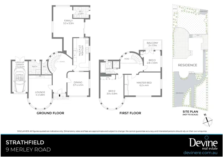 Floorplan of Homely house listing, 9 Merley Road, Strathfield NSW 2135