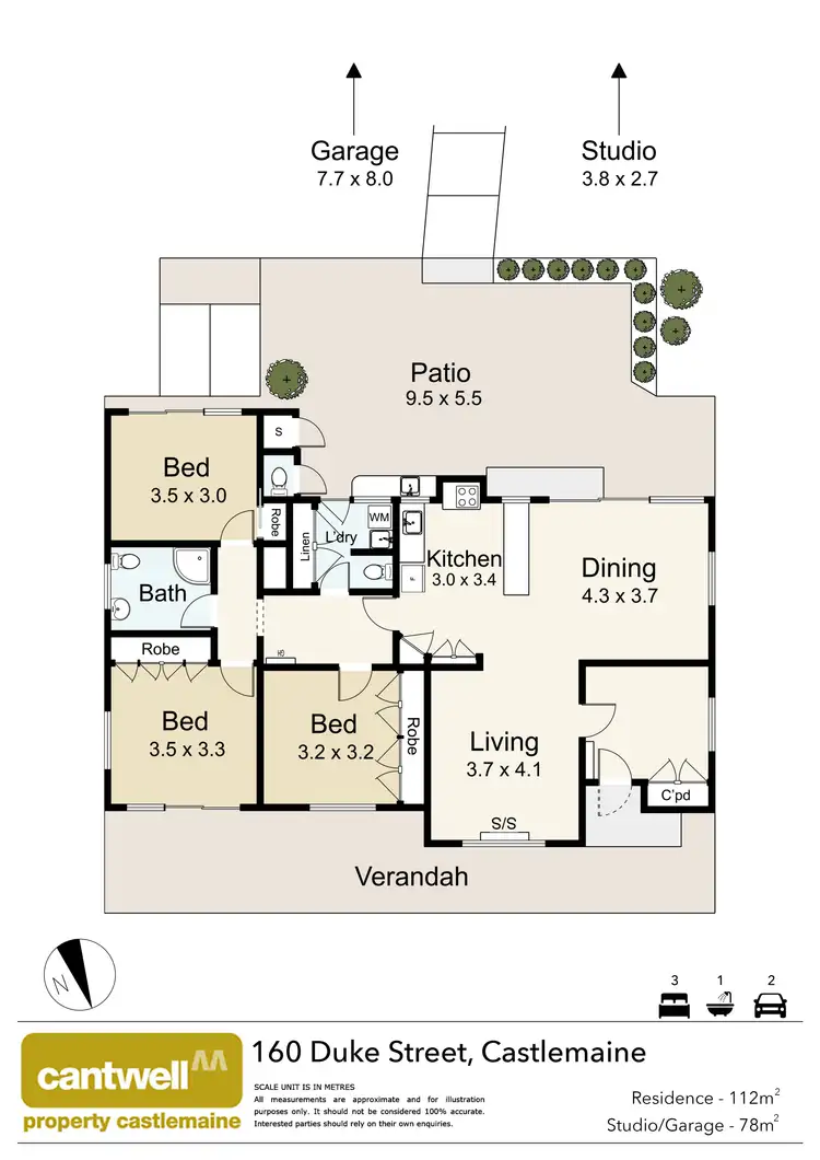 Floorplan of Homely house listing, 160 Duke Street, Castlemaine VIC 3450