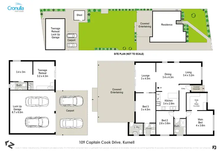 Floorplan of Homely house listing, 109 Captain Cook Drive, Kurnell NSW 2231