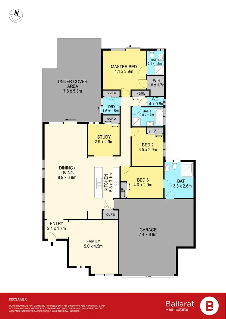 Floorplan of Homely house listing, 19 Lowry Crescent, Miners Rest VIC 3352