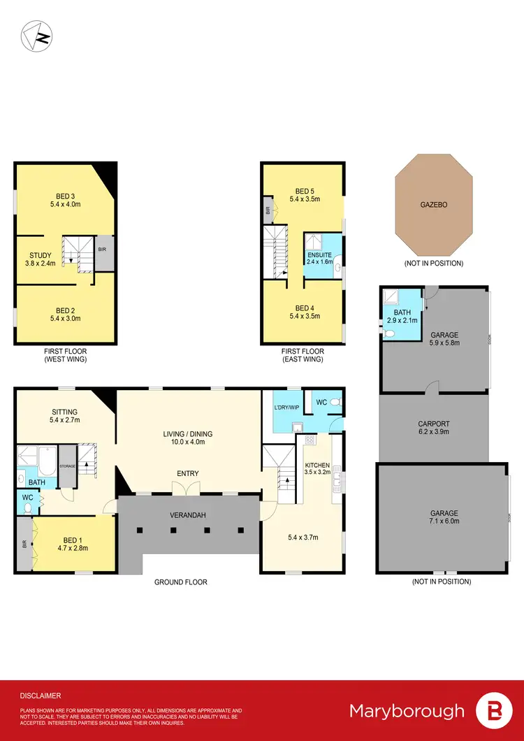 Floorplan of Homely house listing, 124 Rutherford Street, Avoca VIC 3467