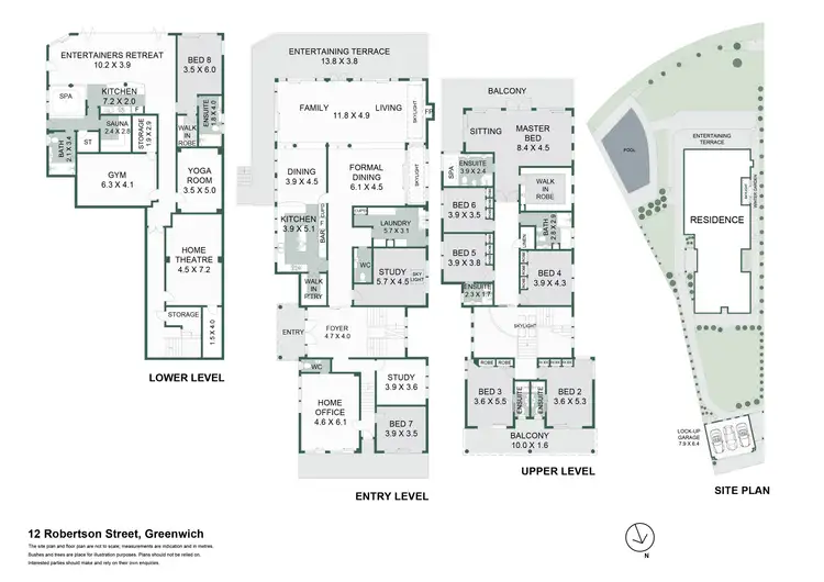 Floorplan of Homely house listing, 12 Robertson Street, Greenwich NSW 2065