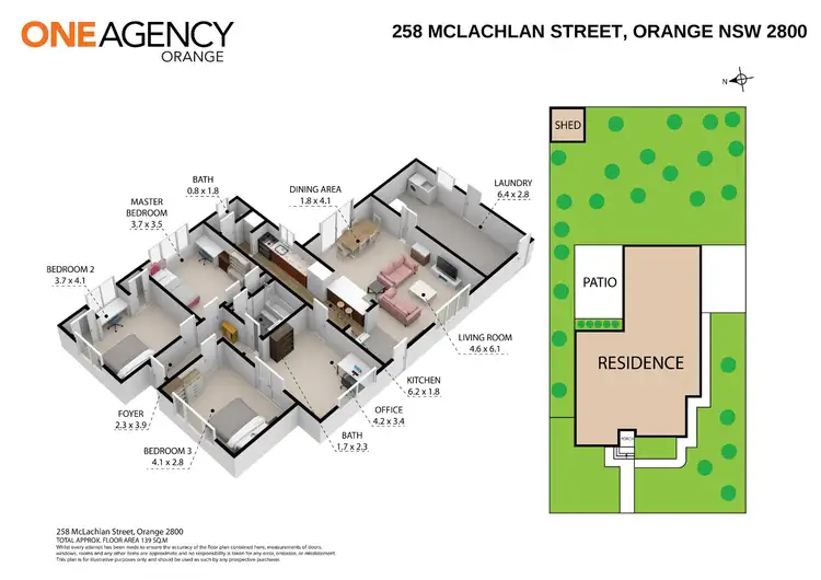 Floorplan of Homely house listing, 258 McLachlan Street, Orange NSW 2800