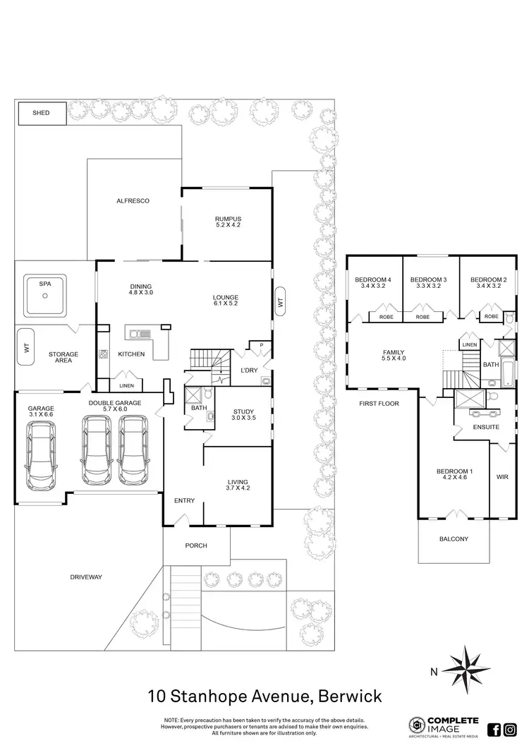 Floorplan of Homely house listing, 10 Stanhope Avenue, Berwick VIC 3806