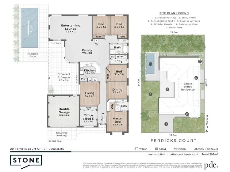 Floorplan of Homely house listing, 20 Ferricks Court, Upper Coomera QLD 4209