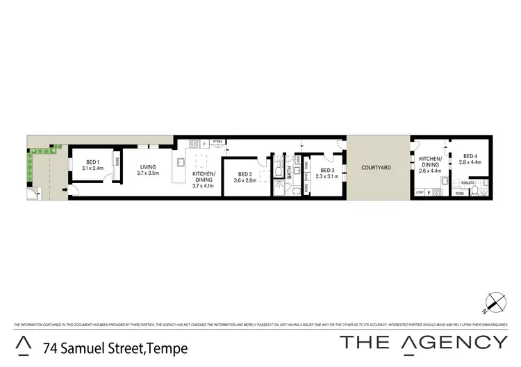 Floorplan of Homely house listing, 74 Samuel Street, Tempe NSW 2044