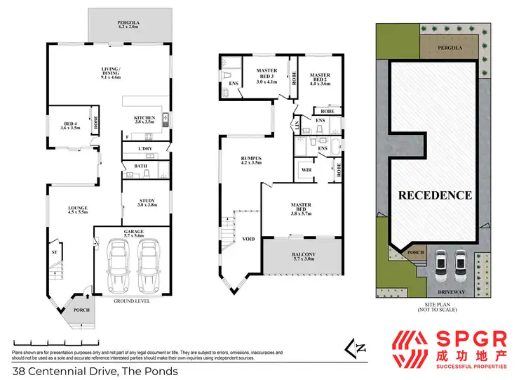 Floorplan of Homely house listing, 38 Centennial Drive, The Ponds NSW 2769