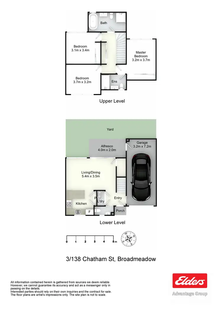 Floorplan of Homely townhouse listing, 3/138 Chatham Street, Broadmeadow NSW 2292