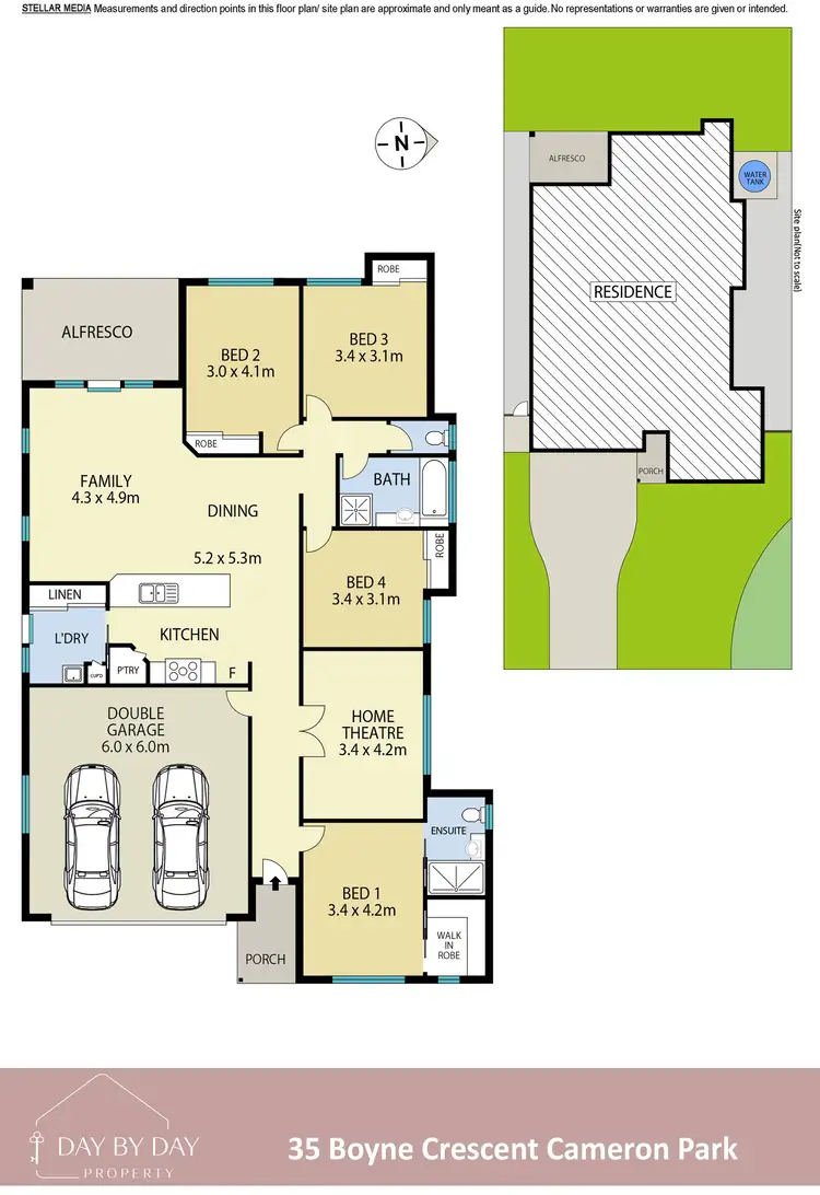Floorplan of Homely house listing, 35 Boyne Crescent, Cameron Park NSW 2285
