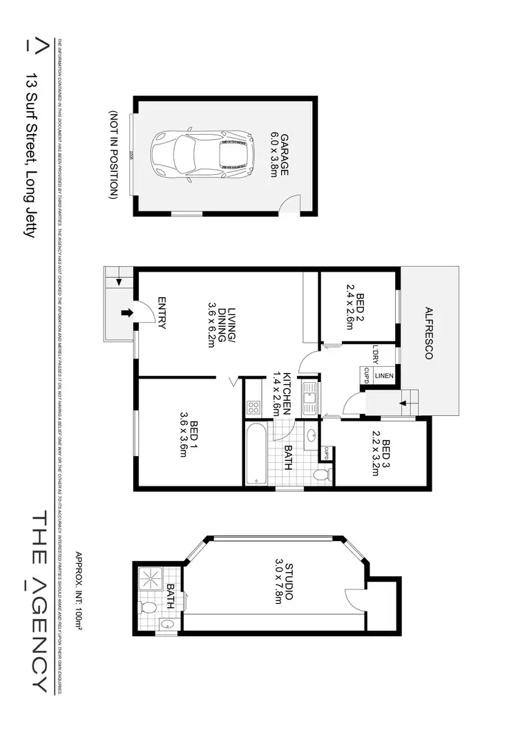 Floorplan of Homely house listing, 13 Surf Street, Long Jetty NSW 2261