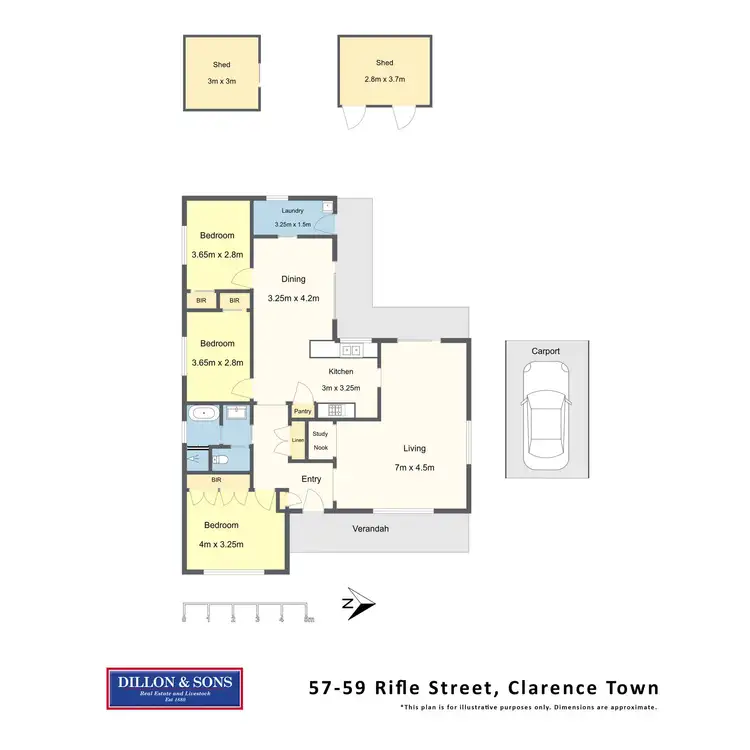 Floorplan of Homely house listing, 57-59 Rifle Street, Clarence Town NSW 2321