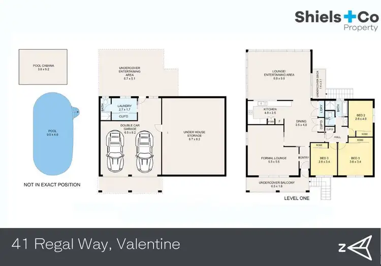 Floorplan of Homely house listing, 41 Regal Way, Valentine NSW 2280