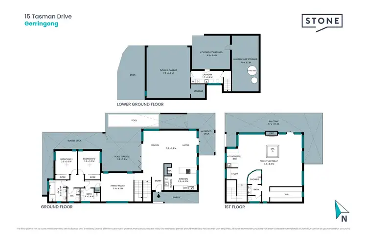 Floorplan of Homely house listing, 15 Tasman Drive, Gerringong NSW 2534
