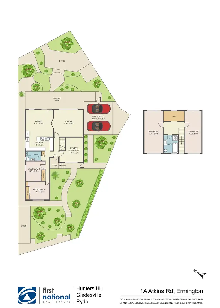 Floorplan of Homely house listing, 1A Atkins Road, Ermington NSW 2115