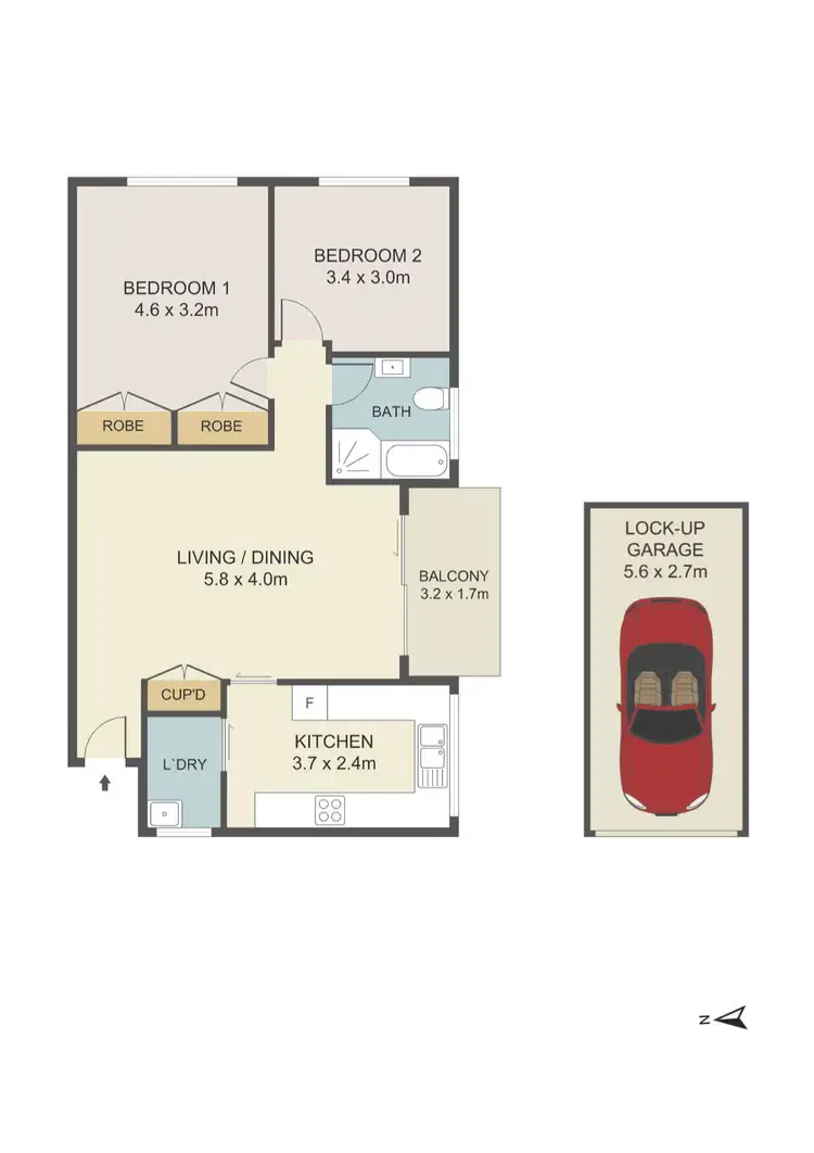 Floorplan of Homely apartment listing, 8/10 Gaza Road, West Ryde NSW 2114