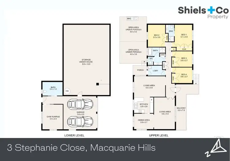 Floorplan of Homely house listing, 3 Stephanie Close, Macquarie Hills NSW 2285
