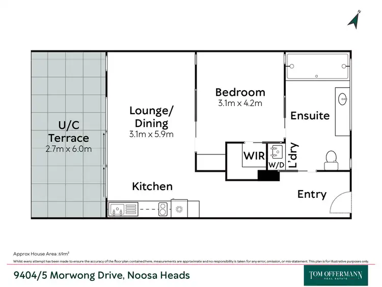 Floorplan of Homely unit listing, 9404/5 Morwong Drive, Noosa Heads QLD 4567