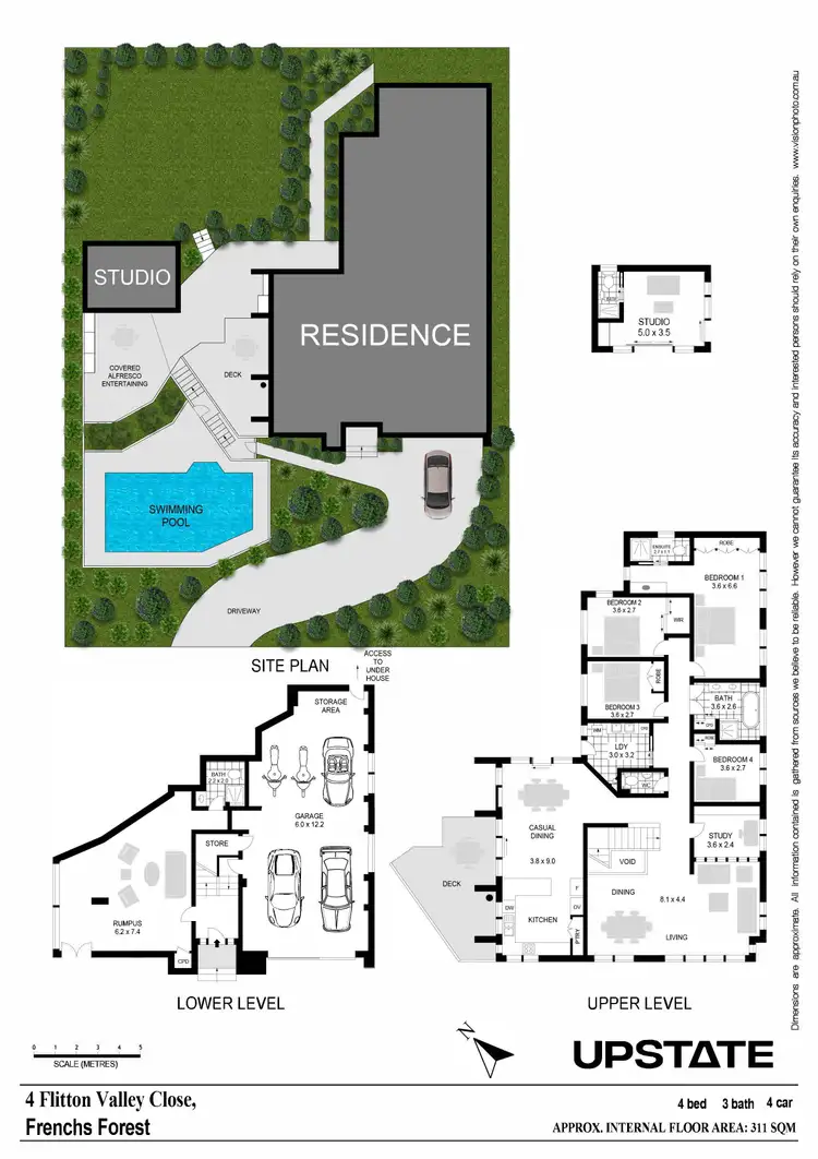 Floorplan of Homely house listing, 4 Flitton Valley Close, Frenchs Forest NSW 2086