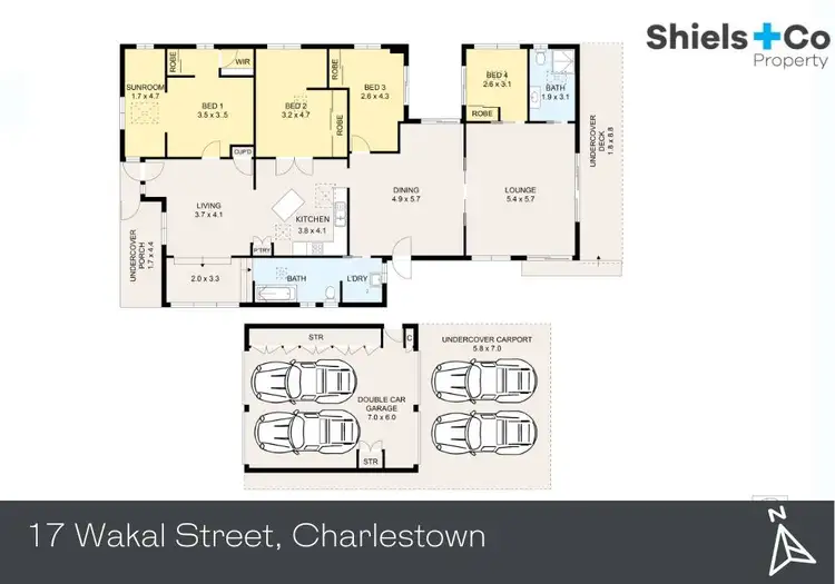 Floorplan of Homely house listing, 17 Wakal Street, Charlestown NSW 2290