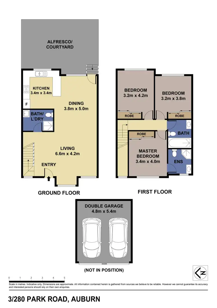 Floorplan of Homely townhouse listing, 3/280-286 Park Road, Berala NSW 2141