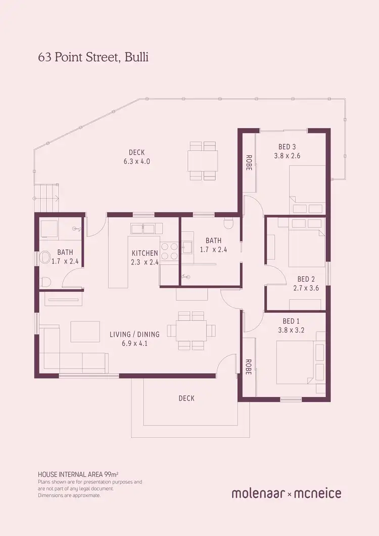 Floorplan of Homely house listing, 63 Point Street, Bulli NSW 2516