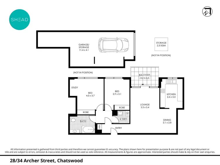Floorplan of Homely apartment listing, 28/34 Archer Street, Chatswood NSW 2067