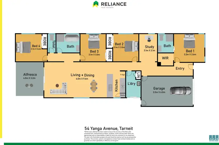 Floorplan of Homely house listing, 54 Yanga Avenue, Tarneit VIC 3029