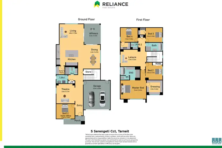 Floorplan of Homely house listing, 5 Serengeti Circuit, Tarneit VIC 3029