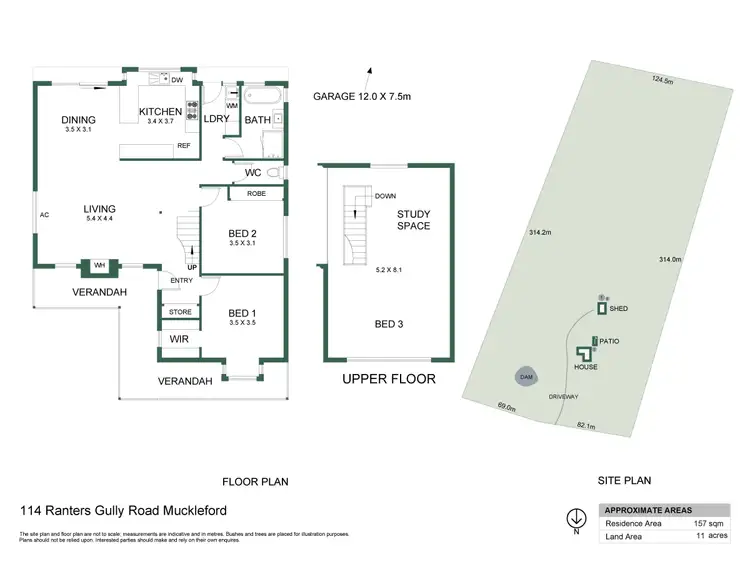Floorplan of Homely house listing, 114 Ranters Gully Road, Muckleford VIC 3451