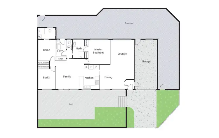 Floorplan of Homely townhouse listing, 2 Kemp Close, Swinger Hill ACT 2606