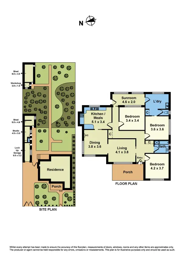 Floorplan of Homely house listing, 4 Lorraine Court, Sunshine VIC 3020